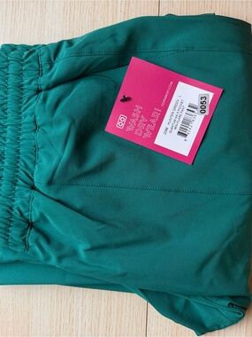 Size L - Parkley Woman’s Scrubs Pants Hunter Green Mini-flare 5 Pockets New